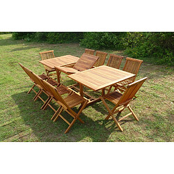 Avis C&l jardin table de jardin teck - Marron