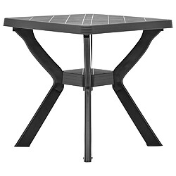 Avis vidaXL Table de bistro Anthracite 70x70x72 cm