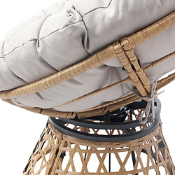 Avis Concept Usine Fauteuil effet rotin avec coussin PAPASAN