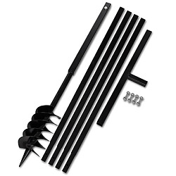 VidaXL Tarière Sol + Tube Extension