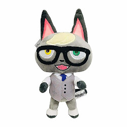 Peluche Animal Crossing chat - Gris Peluche chat Animal Crossing - tissu coton doux - non lumineux - sans musique - dès 5 ans - doudou et peluche