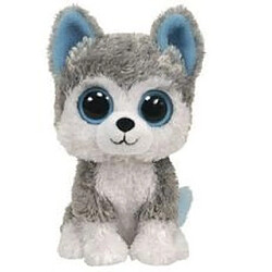 Ty peluche chien Beanie Boo’s Slush - Gris