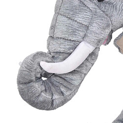 Avis vidaXL Jouet en peluche Éléphant Gris XXL