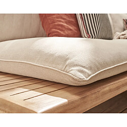 Acheter Bestmobilier Papeete - salon bas de jardin 4 places + table - en bois d'acacia FSC 100%