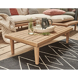 Avis Bestmobilier Papeete - salon bas de jardin 4 places + table - en bois d'acacia FSC 100%