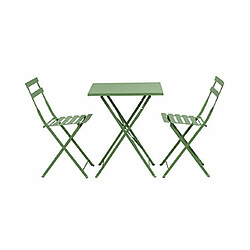 Mes table de jardin Baca - Vert pas cher