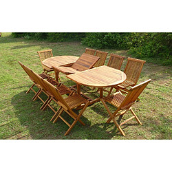 Avis C&l jardin table de jardin ovale - Marron