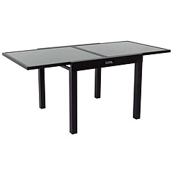 Habitat Et Jardin Table de jardin aluminium extensible Porto 8 - Phoenix - Noir