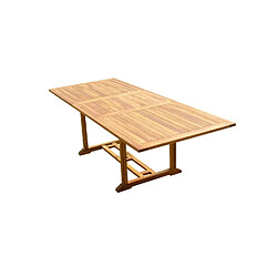 C&l jardin table de jardin Aedan - Marron