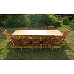 Avis C&l jardin table de jardin teck - Marron