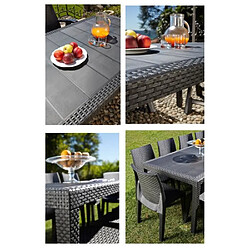 Table de jardin Queen - Gris