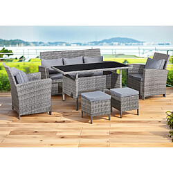 Ensemble table & chaises