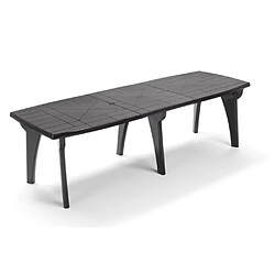 Areta Table de jardin Lipari - Gris anthracite