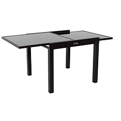 Habitat Et Jardin Table de jardin aluminium extensible Porto 8 - Phoenix - Noir