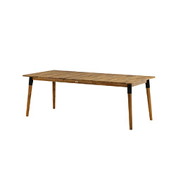 Venture home table de jardin Julian - Marron pas cher