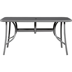 Habitat Et Jardin Table de jardin Cordoba - 6 places - Argenté