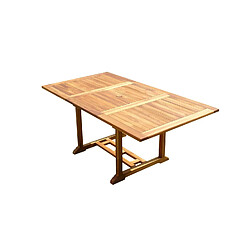 C&l jardin Table de jardin teck - Marron