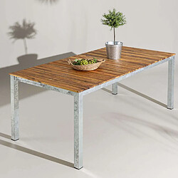 Venture home table de jardin Zenia - Argent