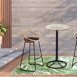 Acheter The home deco factory Table bar de jardin Surabaya - Noir