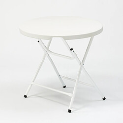 Ahd amazing home design Table de jardin Arthur - Blanc