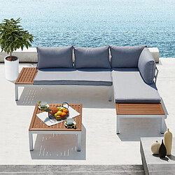 Ensemble table & chaises