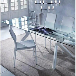 Acheter Inside 75 Table à manger extensible verre - Transparent