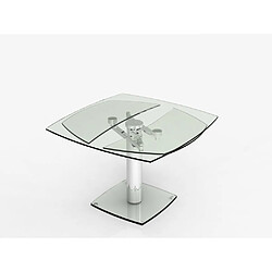 Inside 75 Table à manger verre - Transparent