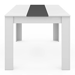 IDMARKET Ensemble Table GEORGIA et Chaises ROMANE pas cher