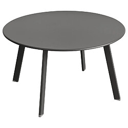 Hesperide Table d'appoint de jardin Saona - Diam. 70 cm - Gris graphite