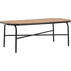 Venture home Table de jardin Holmbeck - Noir