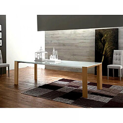 Avis Inside 75 Table à manger extensible en verre - Blanc