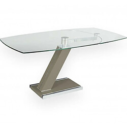 Inside 75 Table à manger Zebra Shadow - Taupe