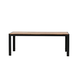Venture home Table de jardin rectangulaire - Naturel pas cher