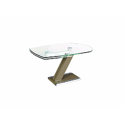 Inside 75 Table à manger Zebra Shadow - Taupe