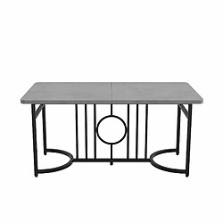 KOMHTOM Table Repas Minimaliste Béton