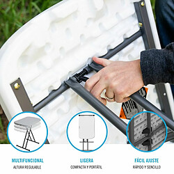 Avis Lifetime Table d'appoint pliante - Blanc