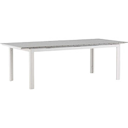 Venture home Table de jardin extensible - Blanc