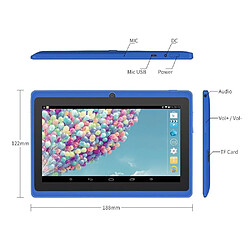 Yonis Tablette Android 7" - Bleu pas cher