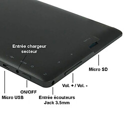 Yonis Tablette Android 7" - Noir