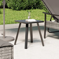 Table de jardin vidaXL - Anthracite 34x34x38 cm