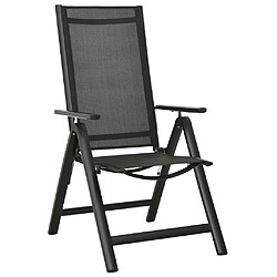 Acheter vidaXL Ensemble de bistro 5 pcs - Noir et anthracite