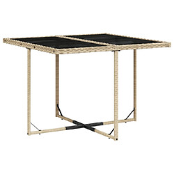 Acheter Ensemble à manger de jardin vidaXL avec coussins 5 pcs - Beige