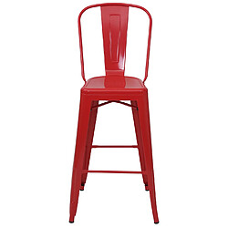 Avis Mendler tabourets de bar métal - Rouge