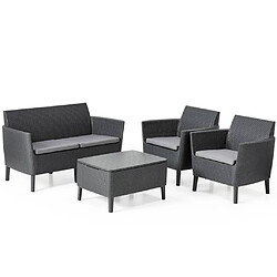 Keter Salon de jardin - Salemo graphite