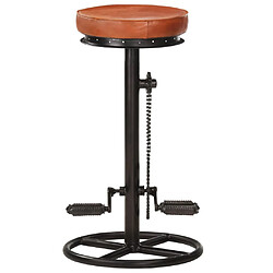 Avis VidaXL Tabourets Vélo Bois Noir