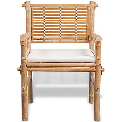 Acheter VIDAXL Mobilier de bistro 3 pcs - Bambou