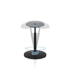 Hjh Office Balance Sit Tabouret oscillant gris