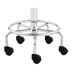 Helloshop26 Chaise selle de cheval - Blanc