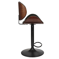 Acheter The home deco factory chaise de bar Reno - Noir