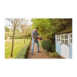 Black & decker Taille-haies électrique - Orange pas cher
